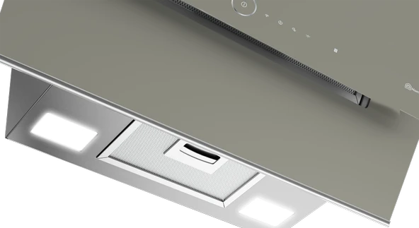 Beko BDE 6072 G Gri Duvar Tipi Davlumbaz - Resim 4