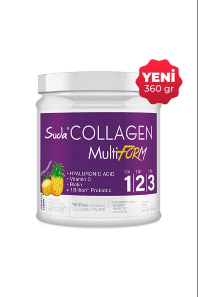 Suda Collagen Multiform Kolajen Ananas Aromalı 360gr ürün görseli