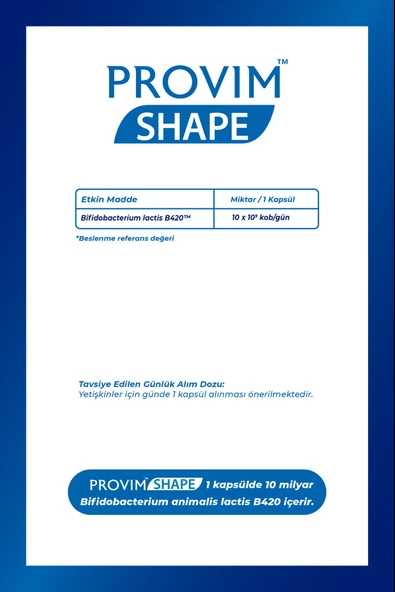 Wellcare Provim Shape 30 Kapsül - Resim 2