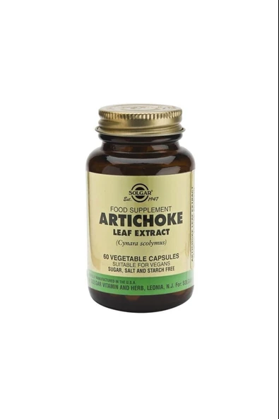 Solgar Artichoke Leaf Extract 60 Kapsül ürün görseli