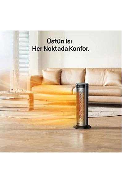 DREO Solaris 628 Akıllı Elektrikli Isıtıcı (Distribütör Garantili) - Resim 5