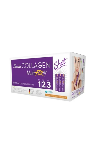 Suda Collagen MultiForm Şeftali Aromalı Kolajen 40mlx30 Shot ürün görseli