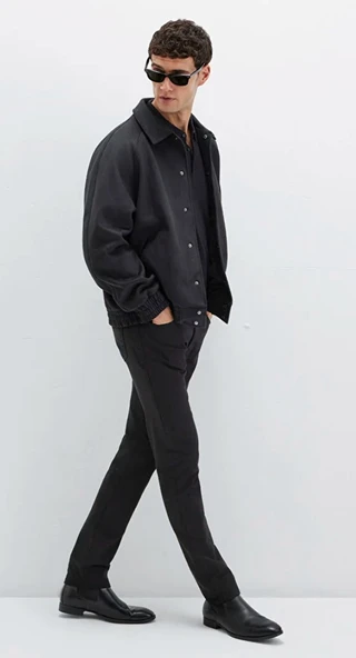 Mavi M0035133304 Marcus Mavi Black Siyah Jean Pantolon Erkek Kot Pantolon - Resim 2