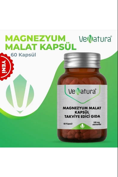 Venatura Magnezyum Malat 60 Kapsül ürün görseli 1