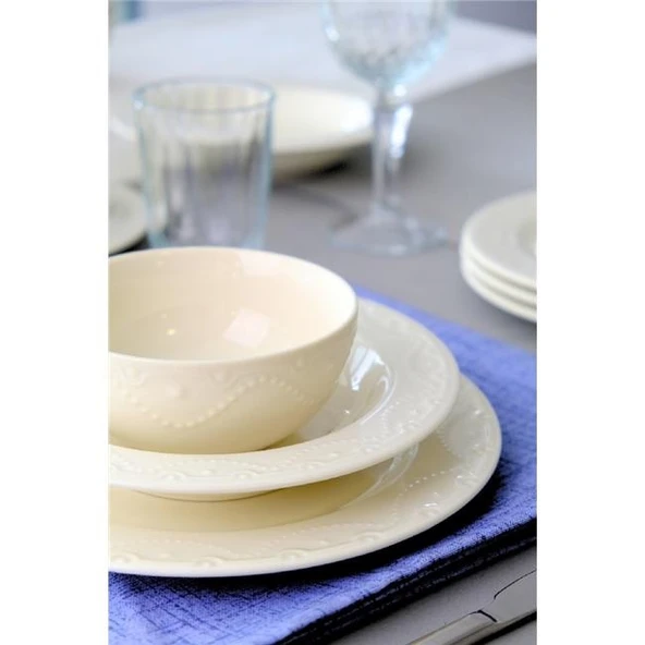 Porser Zincir Yemek Seti 24 Parça - Resim 3