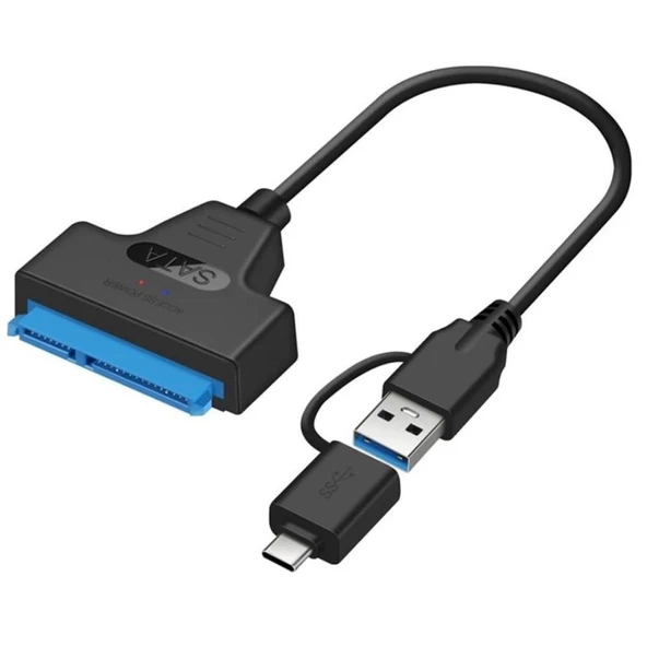 Daytona A4204  20cm USB3.0+Tip-C=>2,5" sata Hdd Ssd çevirici ürün görseli 1