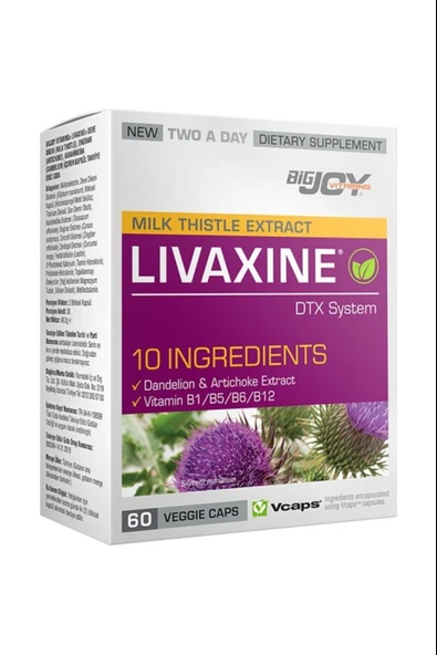 Suda Vitamin Livaxine Milk Thistle Extract 60 Kapsül ürün görseli