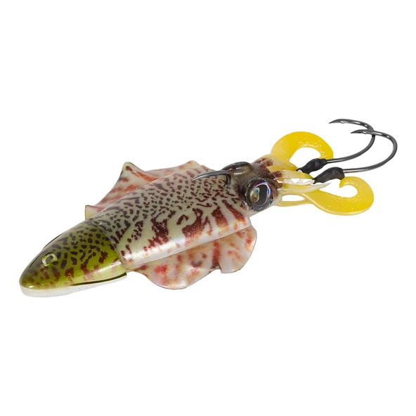 Seabor Cuttle Fish 12cm 110gr Silikon Kalamar Jig Yem Renk : Natural ürün görseli 1