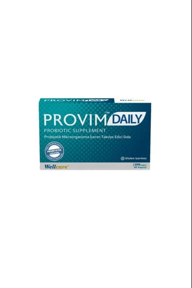 Wellcare Provim Daily Probiyotik Takviye Edici Gıda 30 Kapsül ürün görseli