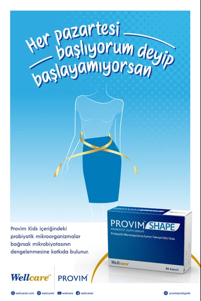 Wellcare Provim Shape 30 Kapsül - Resim 3