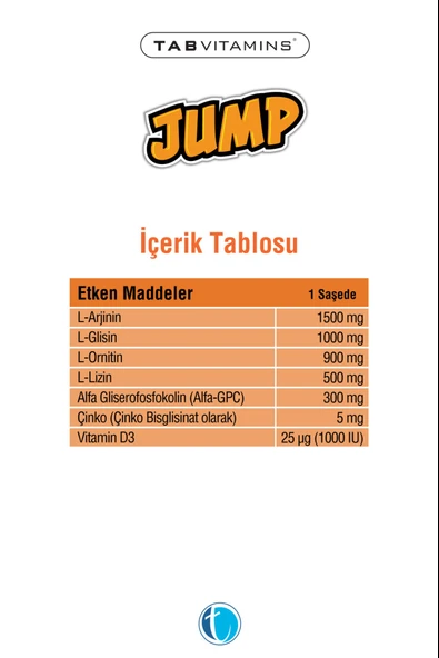Tabvitamins Jump 30 Saşe - Resim 3