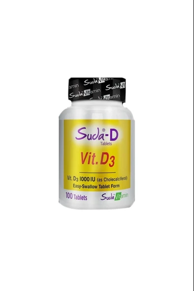 Suda Vitamin Vitamin D3 100 Tablet ürün görseli