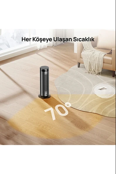 DREO Solaris 628 Akıllı Elektrikli Isıtıcı (Distribütör Garantili) - Resim 4