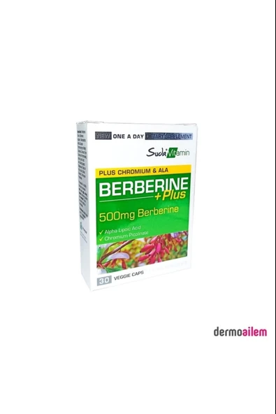 Suda Vitamin Berberine Plus 30 Kapsül ürün görseli