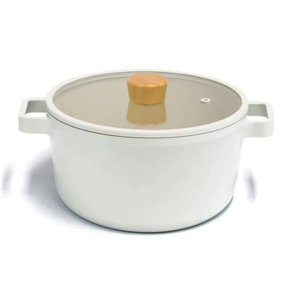 Neoflam Fika Bej Tencere ve Tava Seti 9 Parça - Resim 2