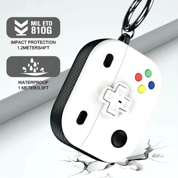 E2M AIRPODS 4 KILIF KONSOL MOR - Resim 2