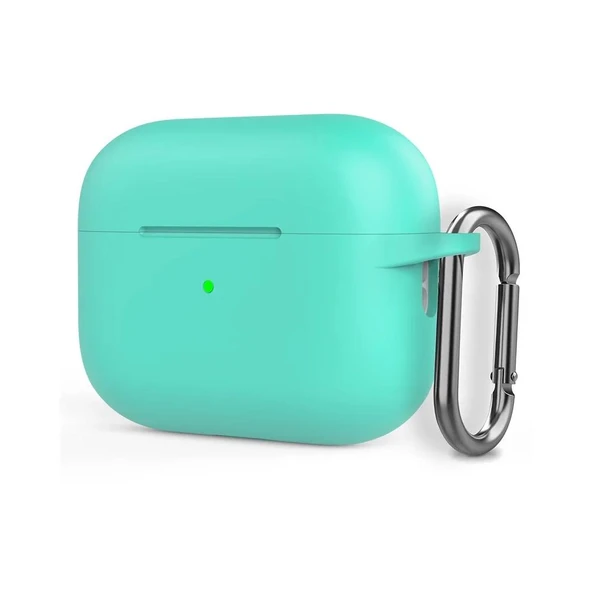 E2M AIRPODS 3 KILIF SENSE SİLİKON TURKUAZ ürün görseli 1