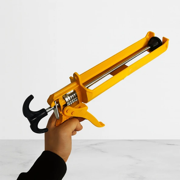 Profesyonel Silikon Tabancası Yüksek Basınçlı Manuel Mastik ve Dolgu Uygulama Aleti - Resim 2