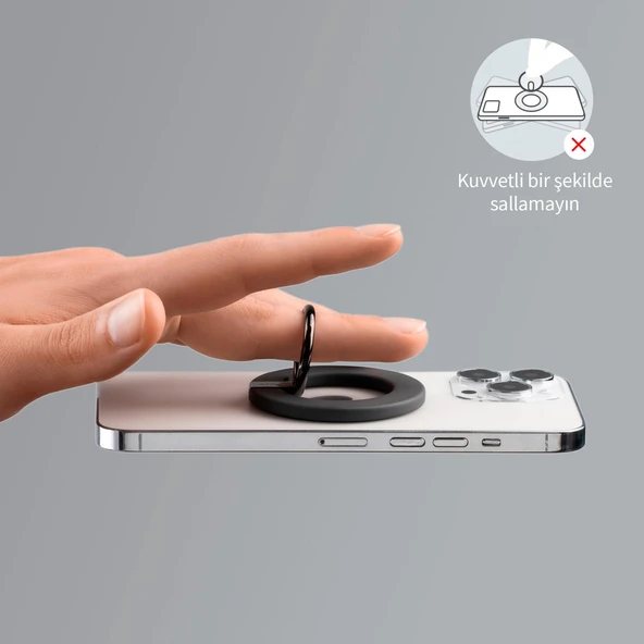 Anker 610 Magnetic Phone Grip (MagGo) - Siyah - Resim 2