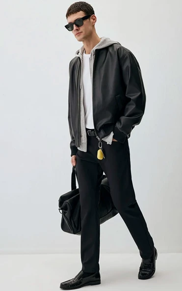 Mavi M0035190582 Marcus Edition Siyah Seyahat Pantolonu Erkek Kot Pantolon - Resim 2