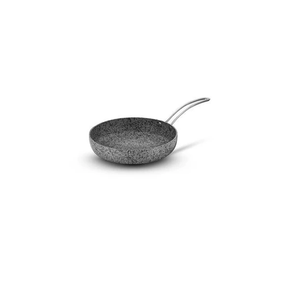 Brioni Stone-H 24 cm Çizilmez Yanmaz Yapışmaz İndüksiyon Tava - Resim 3