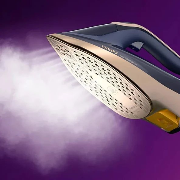 Philips DST8050/20 8000 Serisi Azur Buharlı Ütü, 3000 W, 260 g Turbo Şok Buhar, 85 g/dk Sürekli Buhar, Sıfır Yanık Riski, 50 ml Su Haznesi - Resim 7