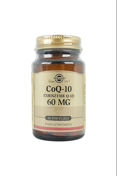 Solgar Coenzyme Q-10 60 mg 30 Kapsül ürün görseli