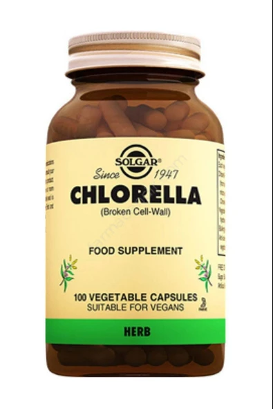 Solgar Chlorella 520 mg 100 Kapsül - Resim 2