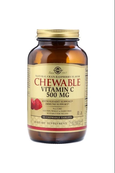 Solgar Chewable Vitamin-C 500 mg 90 Tablet ürün görseli