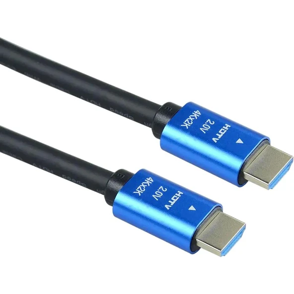 Daytona 4K04 10m HDMI V2.0, 4K 2160P UHD kablo, siyah ürün görseli 1