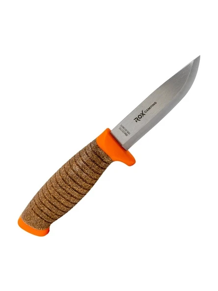 Rox Camping Bushcraft  Plus Paslanmaz Çelik Kamp Bıçak Turuncu 153CAMP0321 - Resim 5