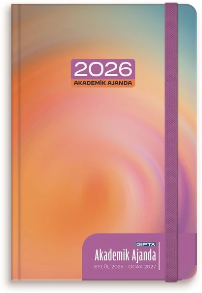 Gıpta 2025 Eylül-2026 Aralık DİKİŞLİ Akademik Ajanda 17X24 Cm  Model-9 ürün görseli 1