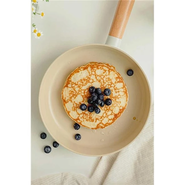 Neoflam Fika Alüminyum Döküm Tava 30 Cm Bej - Resim 2