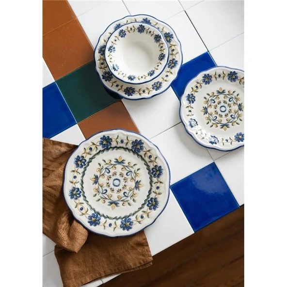 Porser Tuscon Bloom Fulya Yemek Seti 24 Parça - Resim 2