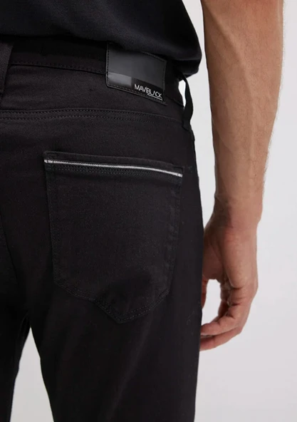 Mavi M0035133304 Marcus Mavi Black Siyah Jean Pantolon Erkek Kot Pantolon - Resim 9