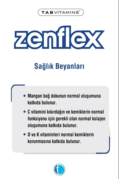 Tabvitamins Zenflex 60 Tablet - Resim 4