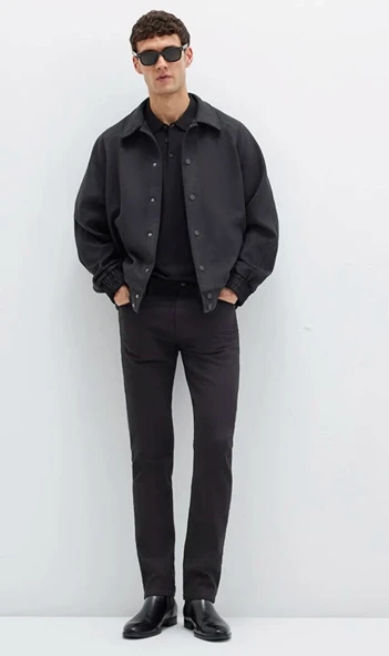 Mavi M0035133304 Marcus Mavi Black Siyah Jean Pantolon Erkek Kot Pantolon - Resim 4