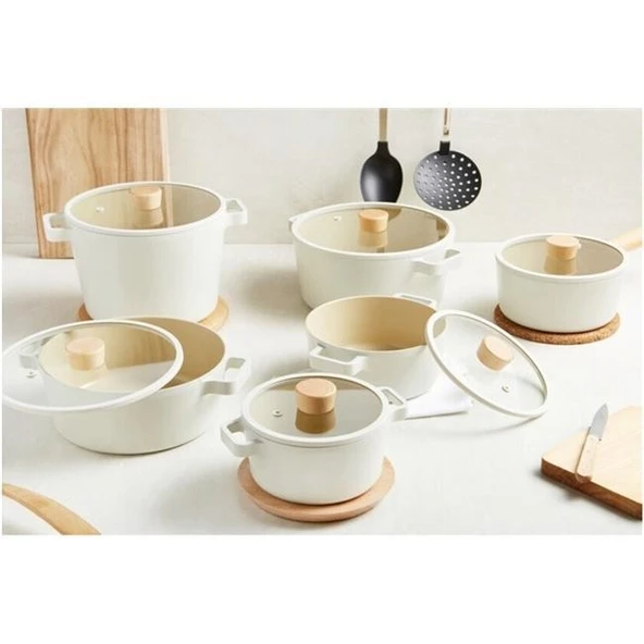 Neoflam Fika Alüminyum Döküm Derin Tencere 26 Cm - Resim 3