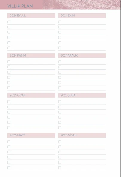 Gıpta 2025 Eylül-2026 Aralık DİKİŞLİ Akademik Ajanda 17X24 Cm  Model-8 - Resim 4