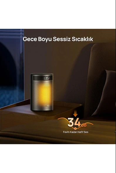 DREO Atom 416 Akıllı Elektrikli Isıtıcı (Distribütör Garantili) - Resim 5