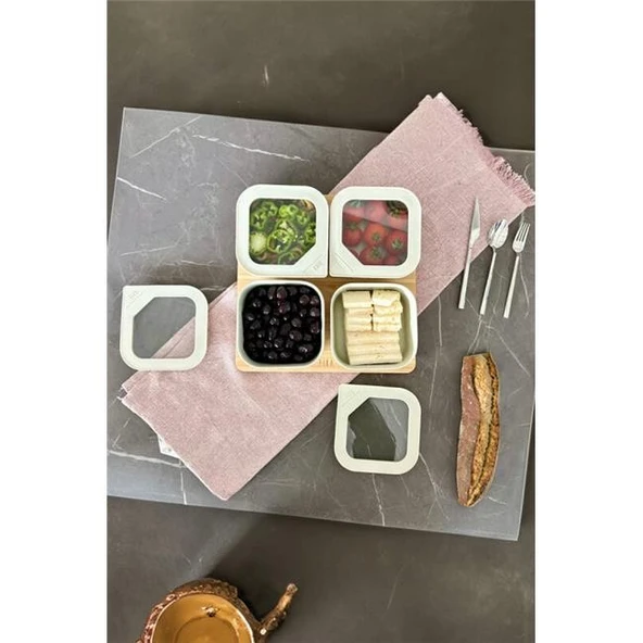 Neoflam Fika One 4'lü Kahvaltı Seti - Bej - Resim 3