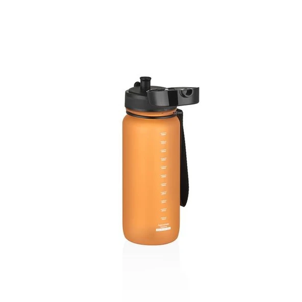 Uzspace 500ml Soft Touch Tritan Su Matarası Turuncu - Resim 2