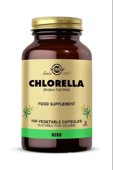 Solgar Chlorella 520 mg 100 Kapsül ürün görseli