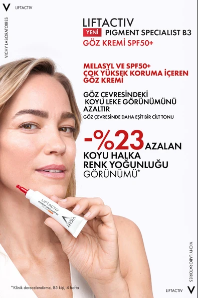 Vichy Liftactiv Pigment Specialist B3 Eye Care SPF50+ 15 ml - Resim 2