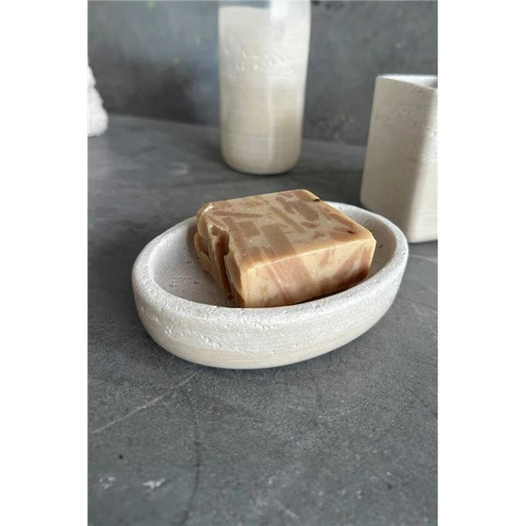 Primanova Charm Banyo Seti 5 Parça - Bej - Resim 4