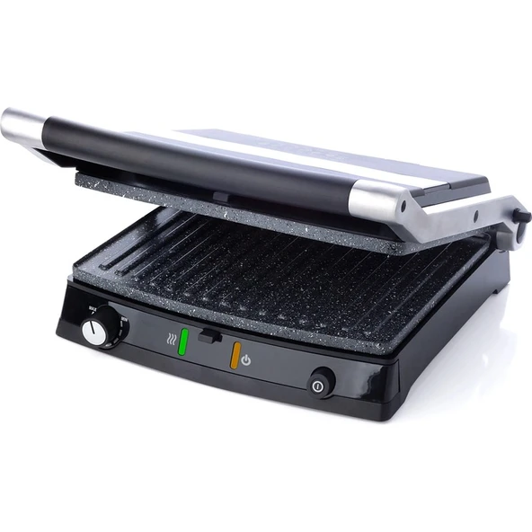 CVS Cvs Dn 3568 Tost Makinesi 2000 W Yanmaz Yapışmaz Plaka ile Şık Inox Tasarım ürün görseli 1