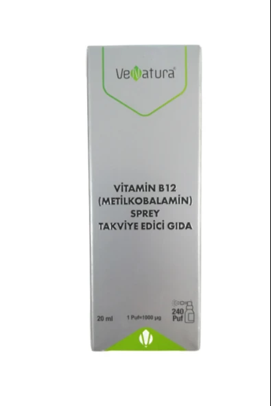 VeNatura Vitamin B12 (metilkobalamin) Sprey 20 Ml ürün görseli