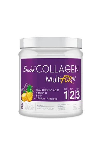 Suda Collagen Multiform Kolajen Ananas Aromalı 360gr - Resim 3