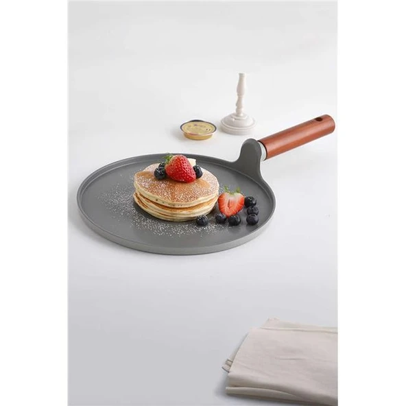 Neoflam Fika Alüminyum Döküm Krep Tava 26 Cm Gri ürün görseli