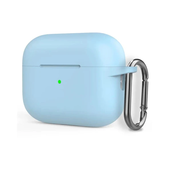 E2M AIRPODS 4 KILIF SENSE SİLİKON AÇIK MAVİ ürün görseli 1
